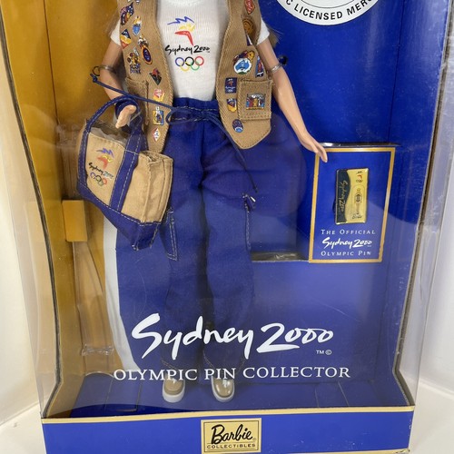 MATTEL 2000 SYDNEY OLYMPIC PIN COLLECTOR Series BARBIE #25644 NRFB - Picture 3 of 9