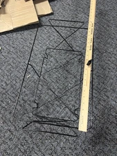 20 in x 12 in Black Food Tray Cradle 5