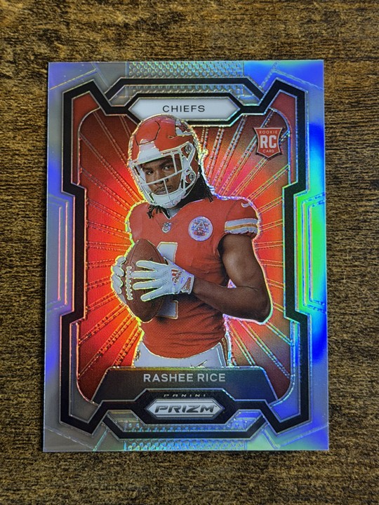 2023 Panini Prizm Rookie Variation Rashee Rice #326 Silver Prizm Chiefs RC SSP