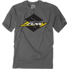 Factory Effex Youth Suzuki Tee Shirt - Charcoal - Large 22-83404