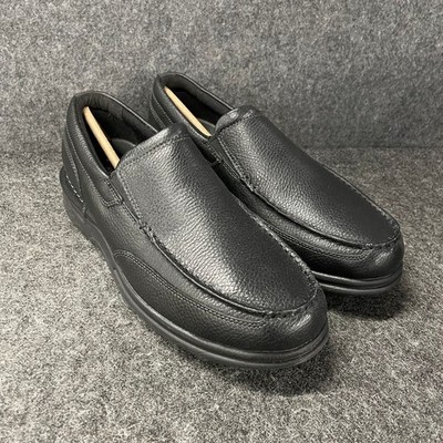 ROCKPORT Eureka Plus Slip-On Loafer Men's Size 9.5 Wide Black