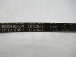 Keilriemen Riemen Bosch Siemens Teil nr  387 7502 AA6   6J1309 , 6 Rippen  GATES