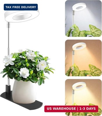 LBW Grow Light for Indoor Plants, Full Spectrum Plant Light with Base, Height Ad