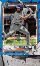 2021 Bowman Draft Sapphire Edition #BDC-107 Riley Greene - DAD