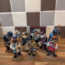 ROBERT HARROP THE CRAZY DOG RAGTIME BAND COMPLETE SET - UNBOXED - VGC -