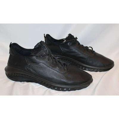 NEW ECCO ST 360 Urban Leather Sneaker Dress Shoes Men's US 12-12.5 BLACK $300