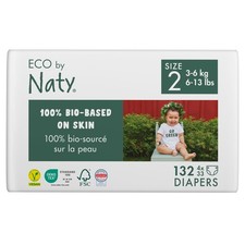 Eco by Eco-Friendly Baby Diapers Newborn - 100 Plant-Based Materials on Skin...