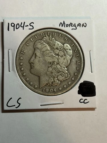 1904-S Morgan Silver Dollar VF Tough Date San Francisco Mint