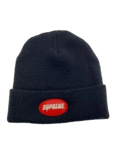 Patch caoutchouc Supreme 18ss sans bonnet acrylique noir homme AEX24