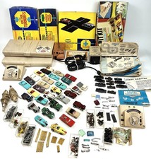 Vintage Aurora Slot Cars HUGE lot untested Boxes Accessories Parts No Reserv