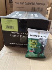 Savoursmiths Crisps Somerset Chedder And Shallot Flovour. Bix 24x40g Bags