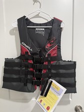 O'Neill Superlite USCG Life Vest Jacket Lightweight Buckles Adult 2XL New Nwt