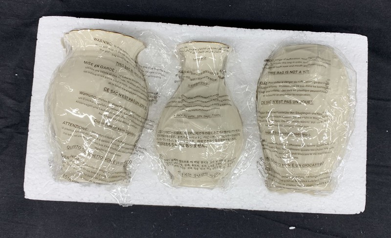 New in Box Lenox Floral Melody Set of (3) Posy Vases