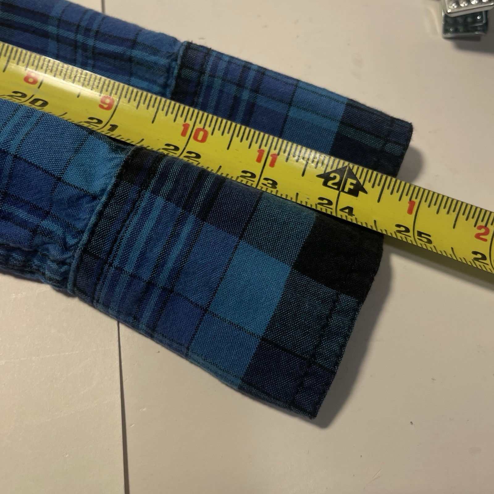 I.N.C International Concepts Snap Front Long Sleeve Western Plaid Shirt Small