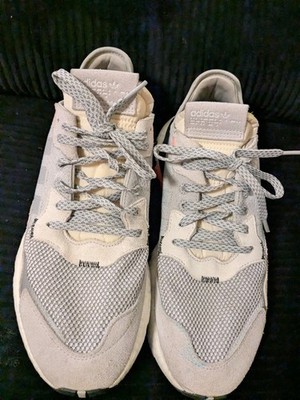 Size 11 - Adidas Nite Jogger Metal Grey White