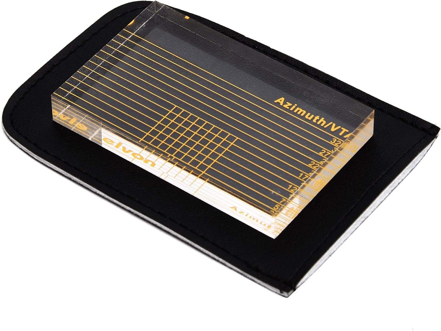 Facmogu VTA Verifier Ruler, Azimuth Ruler Clear Acrylic 