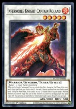 Infernoble Knight Captain Roland 1st Edition Rise of the Duelist #ROTD-EN041