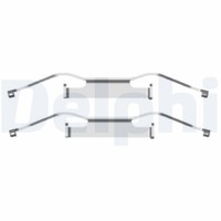 Delphi ZubehöRsatz, Scheibenbremsbelag LX0439 FüR Alfa Romeo CitroËN Fiat