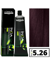 Tinte Inoa 5.26 Castaño claro irisado rojo - Loreal