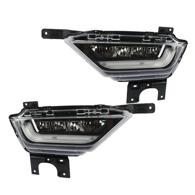 Silscvtt Right+Left LED Bumper Fog Lights For Ford F150 2021 2022 Daytime Lamps