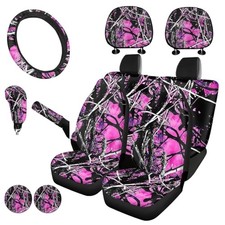 Pink Camo Front And Rear Bench Seat Cover Full Setcamouflage Pink Camo Pink Camo Front And Rear Bench Seat Cover Full Setcamouflage Pink Camo