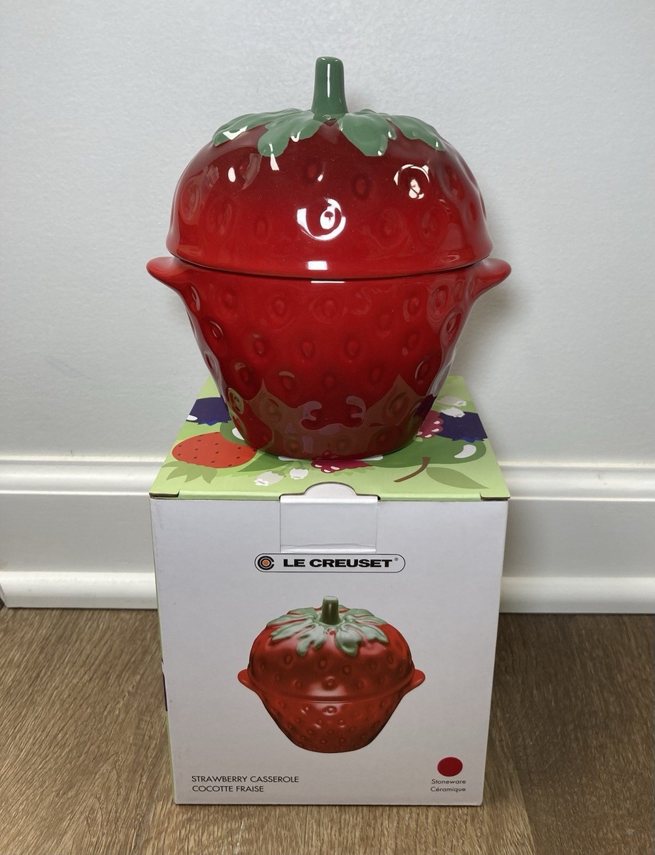 ル・クルーゼ ミニ・ストロベリー Strawberry LE CREUSET 14 Oz Mini Petite Casserole Stoneware