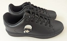 Karl Lagerfeld Paris Cyro Faux Leather man black shoes Brand New