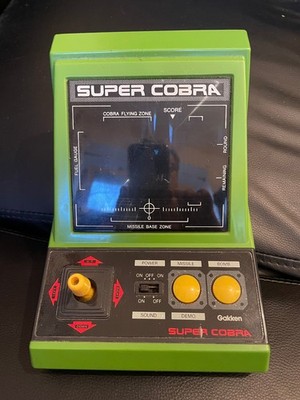 Rare Game & Watch Gakken Super Cobra 1982 GRÜN