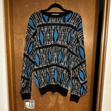 VTG NWT Front Line Mens XL Crew Neck Geometri...