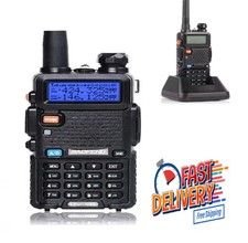 Digital Handheld Radio Scanner Fire Police VHF FM EMS Ham 2 Way Transceiver Dual