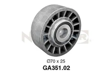 SNR GA351.02 tensioner pulley, v-ribbed belt for Mercedes-Benz