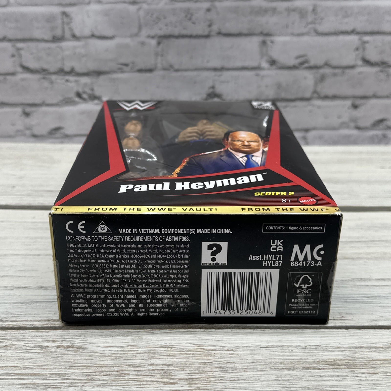 WWE Elite Paul Heyman Wiseman From The Vault Ringside Exclusive Figure VHTF NEW thumbnail 4