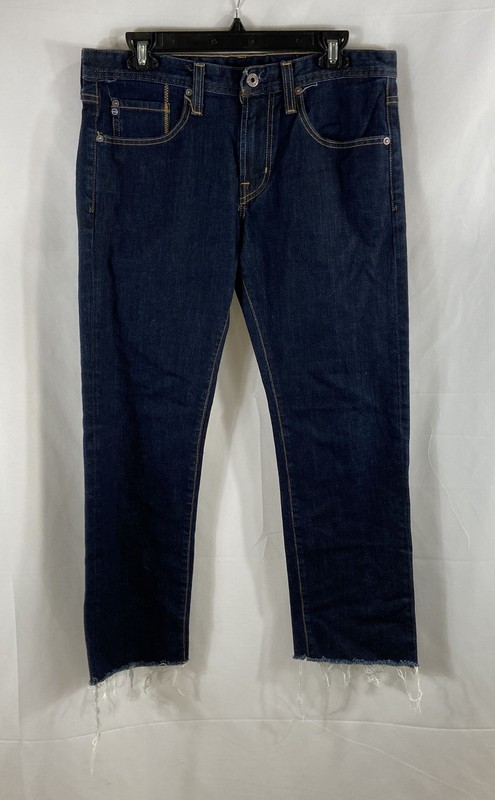 AG Adriano Goldschmied Men's Matchbox Kaihara Denim Raw Hem Sample Jeans 32x26
