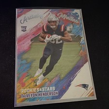 2025 Panini Rookies & Stars Artistry In Motion Treveyon Henderson #14 Patriots