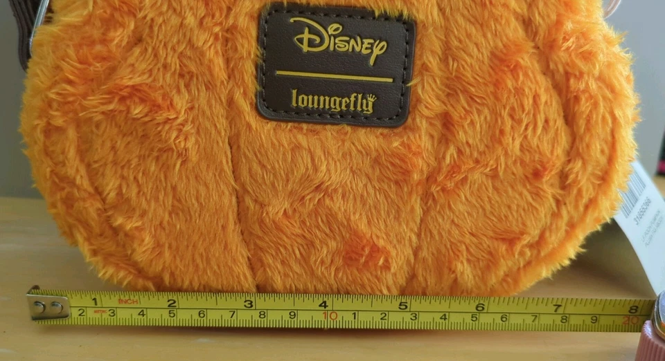 Bolso Bandolera/Cartera Loungefly Peluche Winnie The Pooh Calabaza Nuevo con Etiquetas Foto 4 de 4