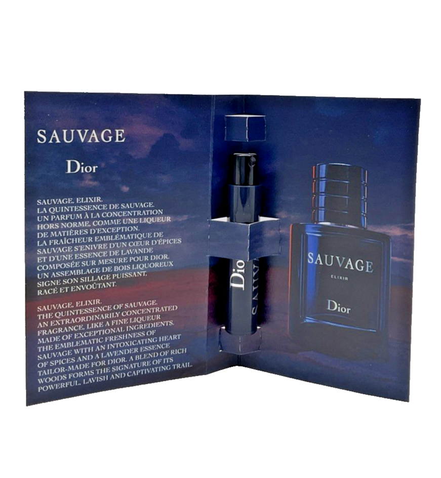 Dior Sauvage Men's 4 Pc Gift Set Travel Elixir Shower Gel Toiletry