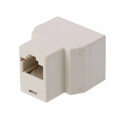 Adaptador de cable Ethernet RJ45 divisor de cable 1 en 2 CAT 5/CAT 6 LAN - Imagen 2 de 4