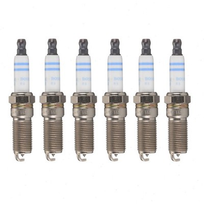 6 pc Bosch Double Iridium Spark Plugs for 2005-2009 Saab 9-7x 4.2L L6 ns