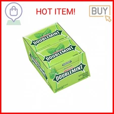 WRIGLEY'S DOUBLEMINT Mint Gum Chewing Gum Bulk Pack, 15 Stick (Pack of 10)