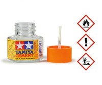 Tamiya Plastikkleber 20Ml Mit Pinsel - FlüSsiger Kleber FüR Modellbau