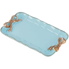 Resin aesthetic room décor blue jewelry tray cute home decor aesthetic