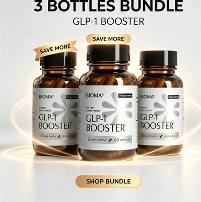 BIOMA GL-1 Booster - Natural Appetite Control Supplement 1-3 pack US