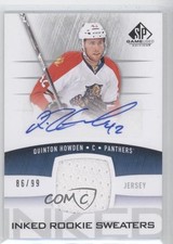 2013-14 SP Game Used Edition Inked Rookie Sweaters 86/99 Quinton Howden Auto 1o3
