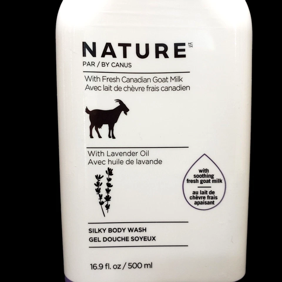 Nature By Canus, Limpiador Natural, Jabón Corporal Hidratante Lavanda con Leche de Cabra Foto 2 de 4