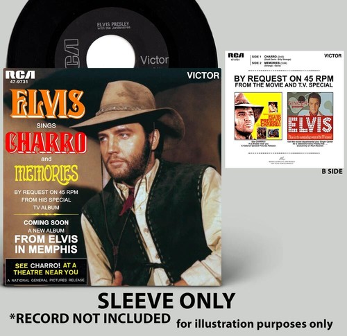 PICTURE SLEEVE COLLECTION ~ Elvis Presley Novelty 7 inch Picture Sleeves 1966-77 - Picture 11 of 45