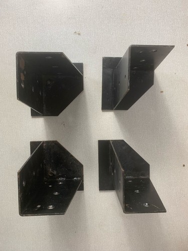 Concrete Mounting Post Brackets x 5 - Picture 8 of 16