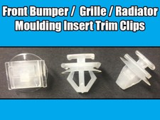 5x TRIM CLIPS For PEUGEOT 206 306 FRONT BUMPER INSERT MOULDING RADIATOR GRILLE