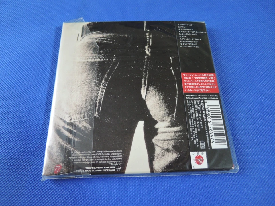 Rolling Stones / Sticky Fingers Japan Mini LP CD Sealed / OOP / VJCP-68031 Mick - Image 2 of 2
