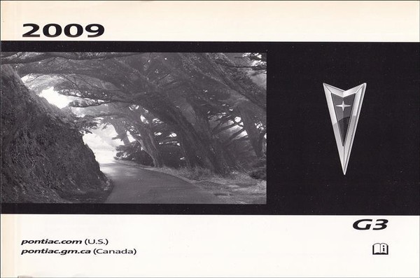 2009 Pontiac G3 Bedienungsanleitung Original OEM Handbuch User Guide Buch-image