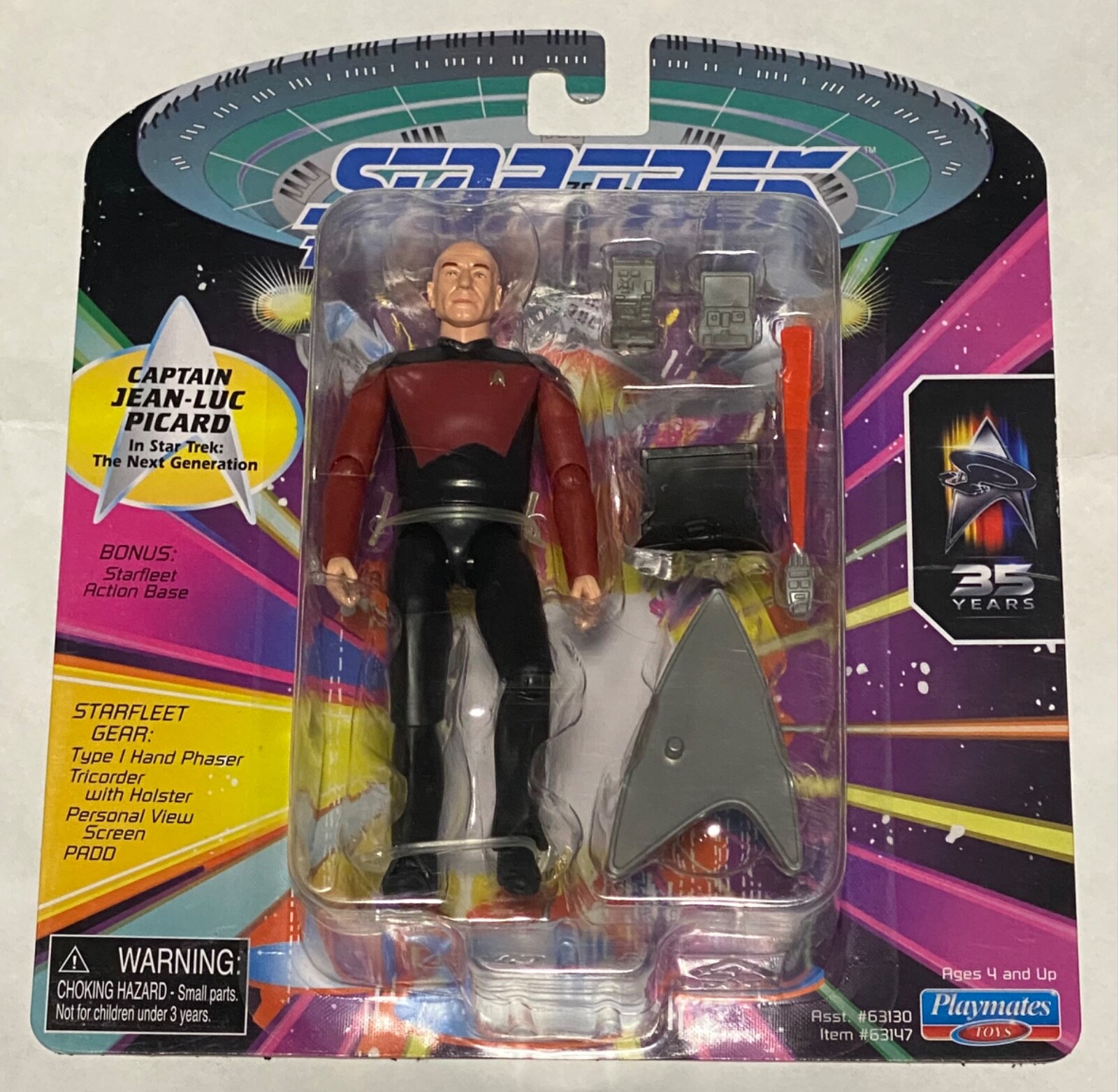 Playmates Star Trek The Next Generation Captain Jean-Luc Picard 5